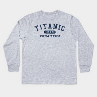 Titanic Swim Team Kids Long Sleeve T-Shirt